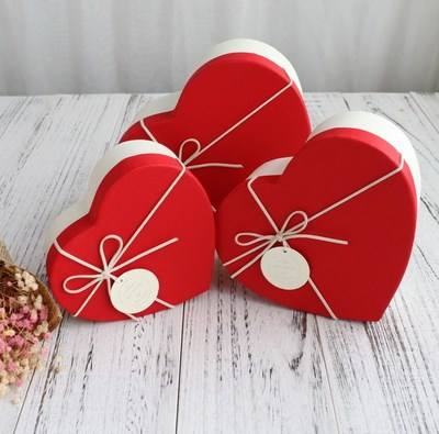 Luxury ECO Hart Shape Paper Box for Food