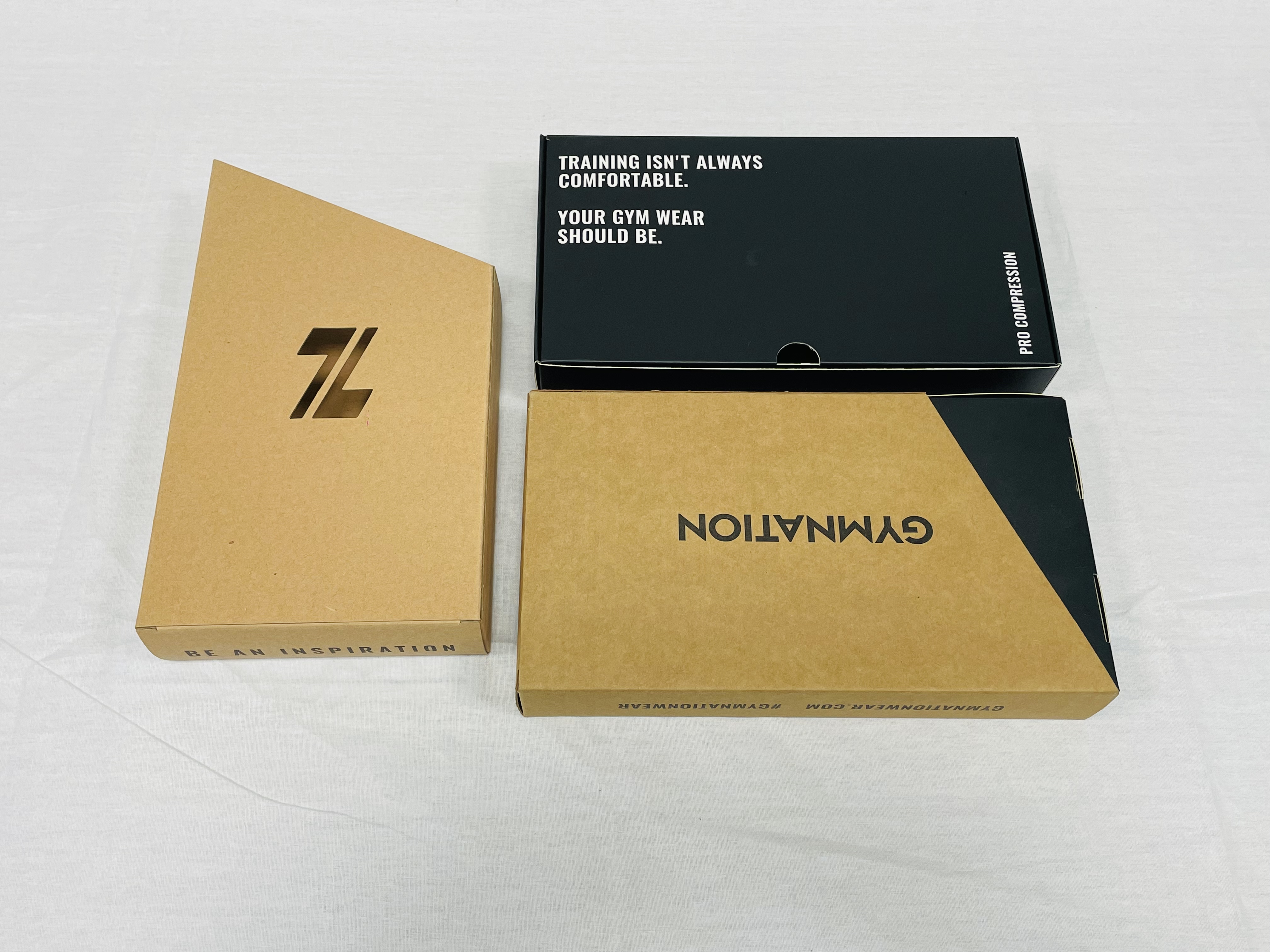 Foldable ECO Paper Box with Sleeve for GYM Wear