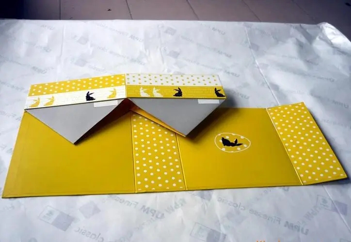 Bottom One-piece Hard Folding Paper Gift Box
